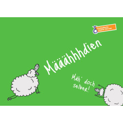 MedienPostkarte „Määä(h)dien“ (zweiseitig, DIN A6)