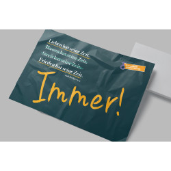 Plakat „Immer!“ (DIN A3)