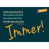 Plakat „Immer!“ (DIN A3)