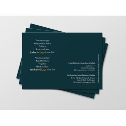 Postkarte „Immer!“ (2-seitig, DIN A6)