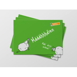 MedienPostkarte „Määä(h)dien“ (zweiseitig, DIN A6)