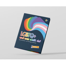 Postkarte „LGBTQ+ und was weißt du?“ (6-seitig, DIN A6)